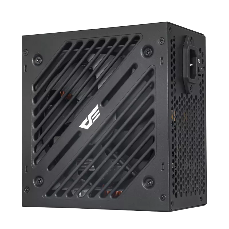 Maitinimo blokas DarkFlash EMT650 juodas, 650 W, ATX, viena +12 V šyna