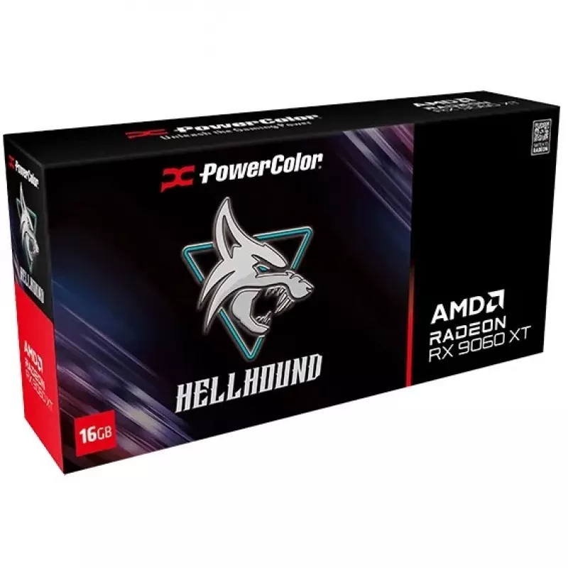 Vaizdo plokštė PowerColor Hellhound AMD Radeon RX 9060 XT 16 GB GDDR6