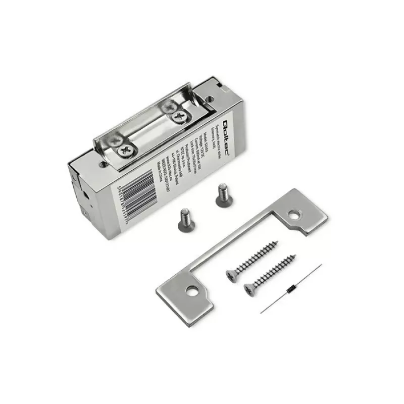 Elektromagnetinis užraktas QOLTEC 52459 12V simetriškas su atmintimi ir užrakinimu