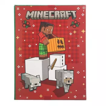 Adventinis kalendorius Paladone Minecraft Stationery 24 dienos – raštinės reikmenų rinkinys su 24 staigmenomis