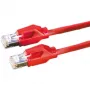 DRAKA Patch Cable Cat.6 Class E S/FTP UC900 TM21 LSOH Raudonas 2m