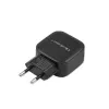 Qoltec 50188 universalus įkroviklis nešiojamam kompiuteriui, išmaniajam telefonui, išmaniajam laikrodžiui, planšetei, telefonui, universalus Juodas AC, DC vidaus