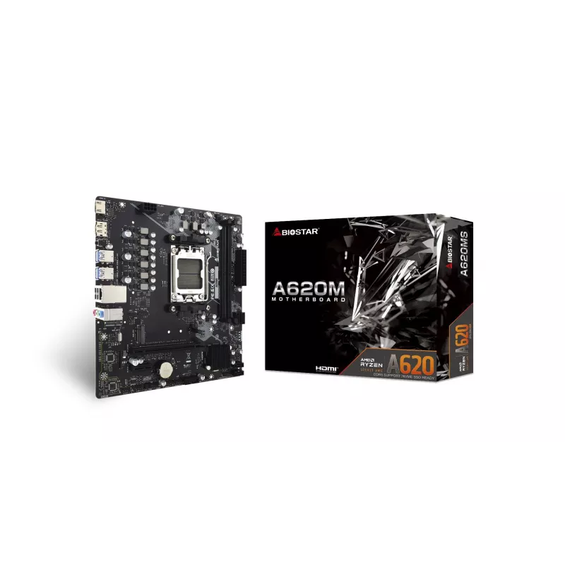 Biostar A620MS AM5 Micro-ATX pagrindinė plokštė