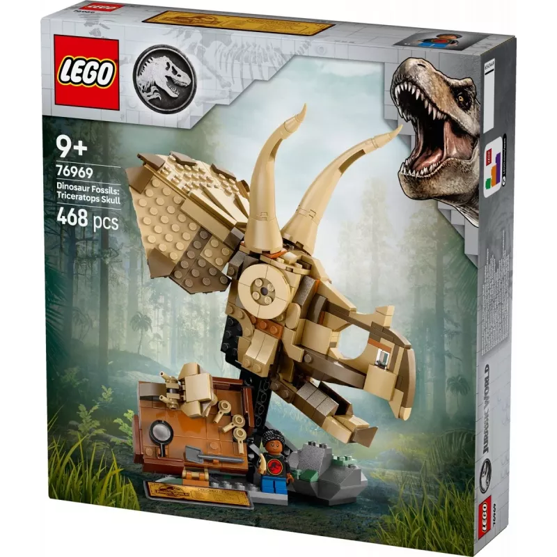 LEGO JURASSIC WORLD 76969 Dinozaurų fosilijos: Triceratops kaukolė