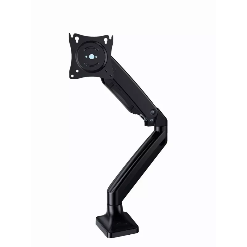 Monitorio laikiklis GEMBIRD MA-DA1-03 17–35 colių ekranams, 10 kg, VESA 75x75–100x100, spaustuvas/per angą, juodas