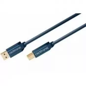 ClickTronic 0,5m USB3.0 A-B kištukas/kištukas mėlynas USB laidas (70090)