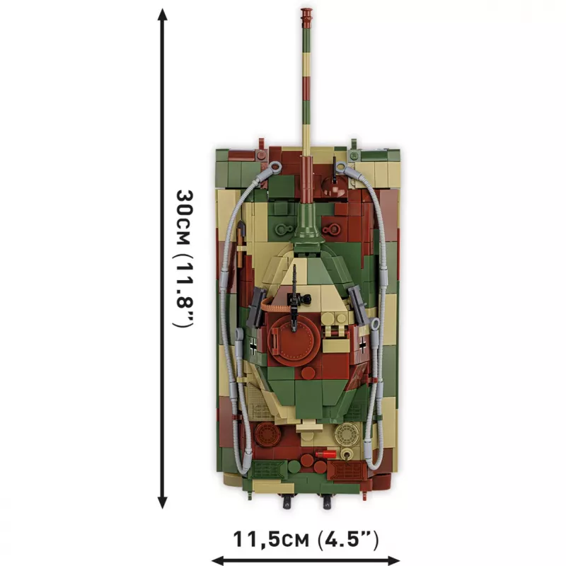 Statybinis rinkinys COBI Panzer VI Ausf. B Königstiger 802 detalės