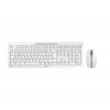 Belaidis klaviatūros ir pelės rinkinys CHERRY Stream Desktop Recharge, QWERTZ, vokiškas išdėstymas, pilka