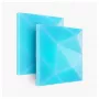 LED skydelio šviestuvas Nanoleaf N8100E00-2TBS — kvadratinis RGB, maitinamas nuolatinės srovės, 2 vnt. pakuotė