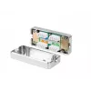 LANBERG PLC-6SL1-S jungiamoji dėžutė, Cat6 S/FTP (S-STP), sidabrinė, 82×35×23 mm