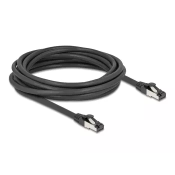 DeLOCK 80574 RJ-45 Cat8.1 5 m Juodas tinklo kabelis