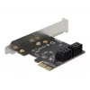SATA PCI Express x1 kortelė DeLOCK 90010 Low Profile