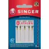 Adata Microtex SINGER 250053203 dydžio 80/12 – smulki aštri adata tiksliam siuvimui ant lengvų audinių