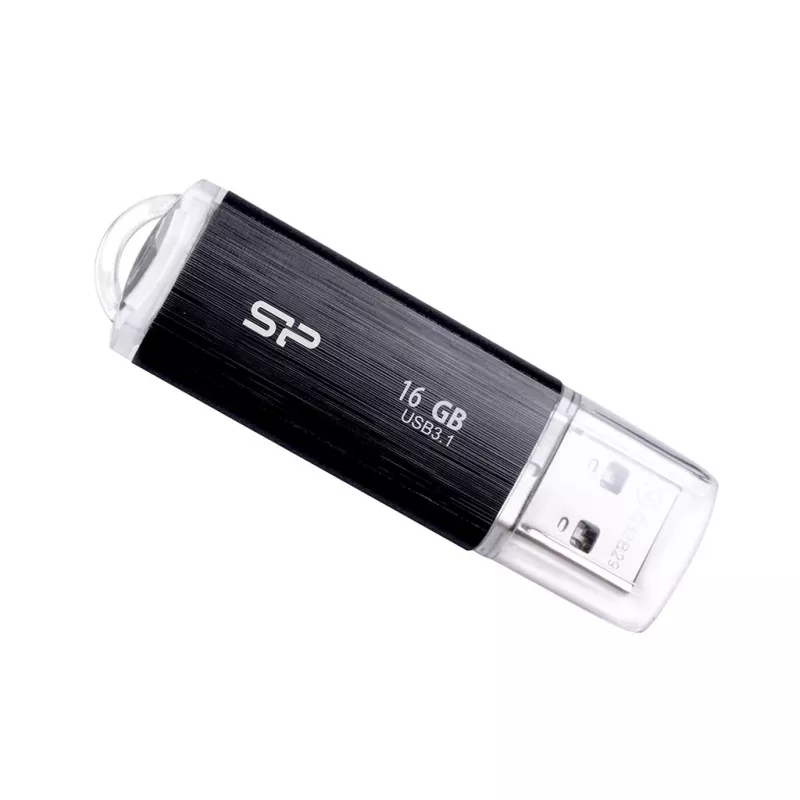 SILICON POWER Blaze B02 USB atmintukas 16 GB USB Type-A 3.2 Gen 1 (SP016GBUF3B02V1K) Juoda