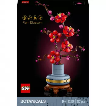LEGO Icons Slyvų žiedo gėlių dekoratyvinis rinkinys 10369, Įvairių spalvų