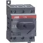 ABB OT80F3 - 3P - Laidinis - Juodas - IEC 60947-3 / UL 508 / CSA C22.2 Nr. 14 - 600 V - 52,5 mm