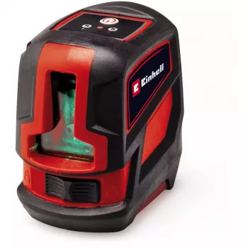 Lazerinis nivelyras Einhell TC-LL 2 G – savaime išsilyginantis žalias kryžius ir 360° linija