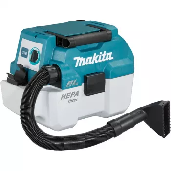 Makita DVC750LZX3 7,5 l būgninis šlapio ir sauso siurbimas be maišelio