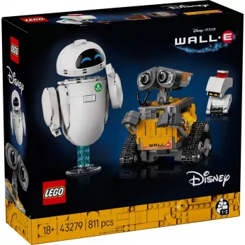 LEGO statybinis rinkinys Disney Pixar WALL·E ir EVE 43279 — 811 dalių, 130 mm aukštis, 18+