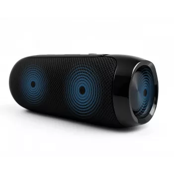 Nešiojamas Bluetooth stereo garsiakalbis SQUEAK SQ1008 — 14 W RMS, Bluetooth 5.3, 1200 mAh, IPX4, FM, LED, AUX, USB