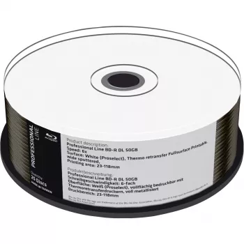 MediaRange Professional Line BD-R DL 50 GB 25 vnt. (MRPL404)