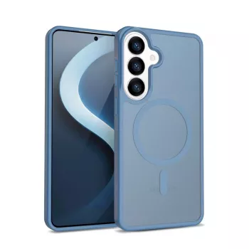 Crong Hybrid Matte Magnetic dėklas Samsung Galaxy S26 — PC+TPU, Mėlyna