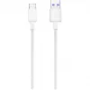 Huawei AP71 / HL-1289 greitojo įkrovimo ir duomenų kabelis Type-C – baltas BULK