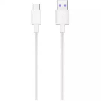 Huawei AP71 / HL-1289 greitojo įkrovimo ir duomenų kabelis Type-C – baltas BULK