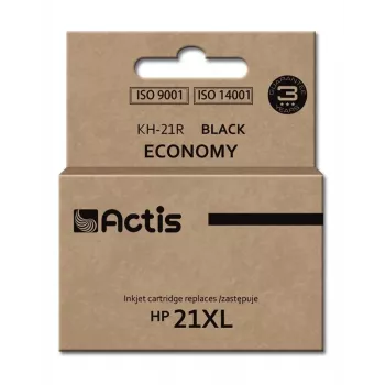 Kasetė ACTIS KH-21R suderinama su HP 21XL C9351A — juoda, pigmentinis rašalas 20 ml, didelės talpos (XL), vienetinis paketas