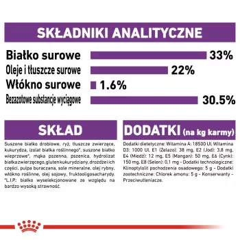 Sausas kačių ėdalas Royal Canin Sensible 33 4 kg — Su paukštiena ir ryžiais, suaugusioms katėms, baltymai 33%, riebalai 22%