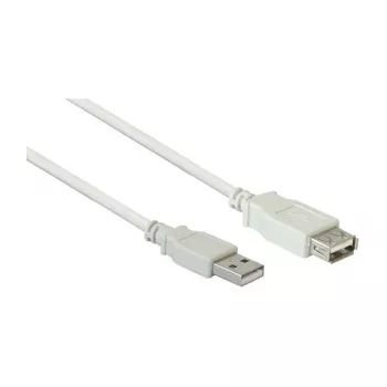 Prailginimo laidas USB 2.0, A kištukas – A lizdas, pilka, 0,6 m