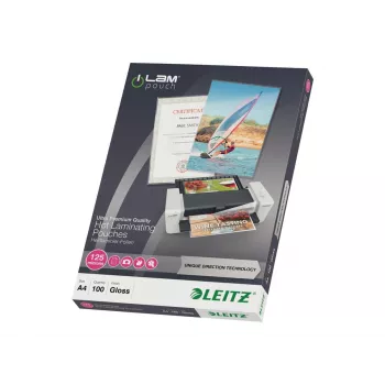 Laminavimo maišeliai Leitz iLAM UDT, 100 vnt., A4, blizgūs