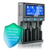 everActive UC-4200 universalus akumuliatorių kroviklis 12V 3A, palaiko AA/AAA/C/9V, 4 ląstelės, juodas, su ekranu