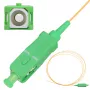 Pigtail Extralink SC/APC vienmodis G.657.A1 900 µm FTTH 3 m