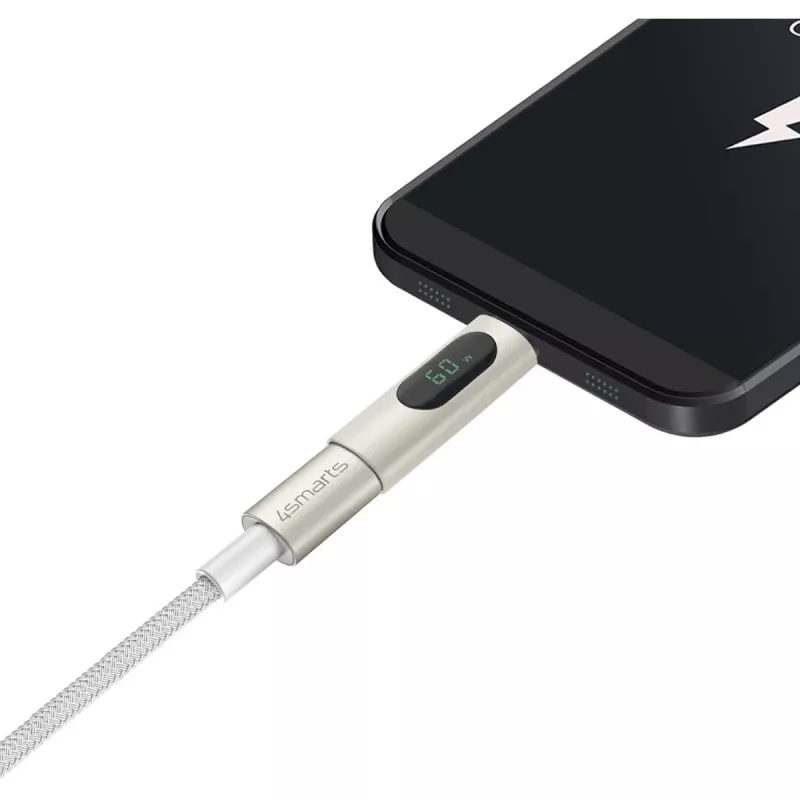 4smarts USB-C į USB-C laidas PremiumCord 100W 3m Baltas