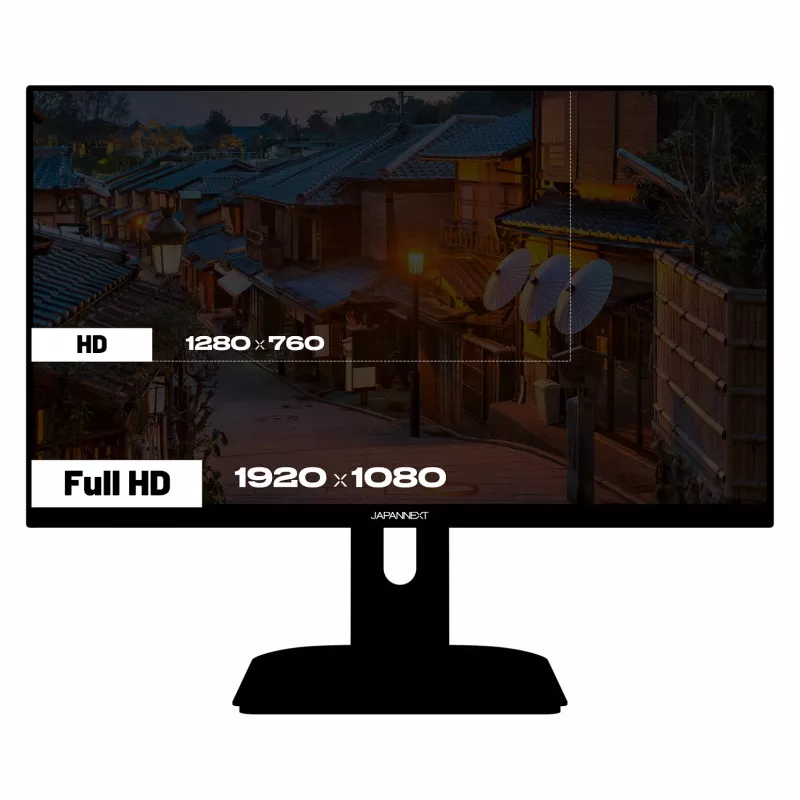 JAPANNEXT JN-IPS238FHD200F-HSP-CAMO monitorius 61 cm (24 col.) 1920 x 1080 pikselių Full HD LCD juodas