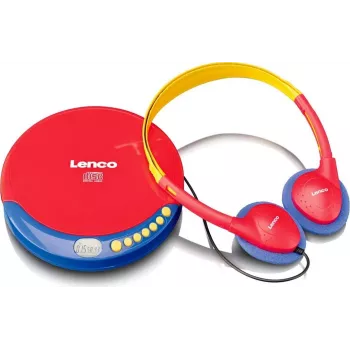 Nešiojamas CD grotuvas Lenco CD-021 įvairiaspalvis