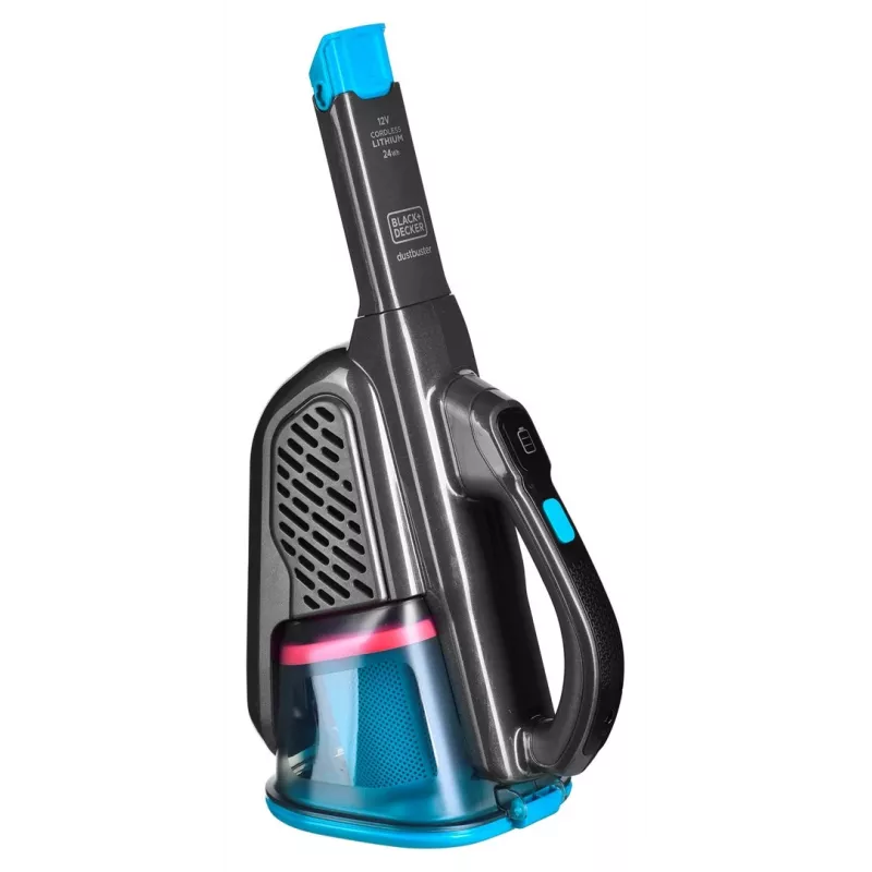 Nešiojamas dulkių siurblys Black & Decker BHHV320J mėlynas, titano spalvos, be maišelio