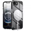 Nevox StyleShell SHOCKFlex dėklas, skirtas iPhone 16e/17e, suderinamas su MagSafe, permatomas