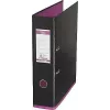 ELBA Ordner myColour, Rückenbreite: 80 mm, schwarz-pink DIN A4, Einband außen - innen Papier - PP Folie kaschiert (10489 SW-PI)