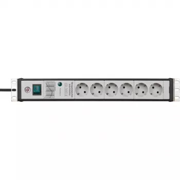 Prailginimo blokas Brennenstuhl 1156057696 3m 6 kištukinių lizdų 19 inch