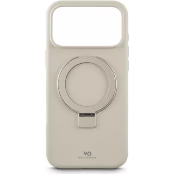 Apsauginis dėklas Urban Stand Case white diamonds Apple iPhone 17 Pro Max – smėlio spalvos, su integruota kojelė