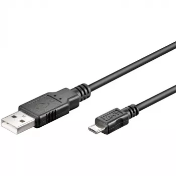LogiLink USB 2.0 jungiamasis laidas, 1,8 m, juodas, USB-A kištukas – USB Micro-B kištukas, atitinka USB 2.0 (CU0034)