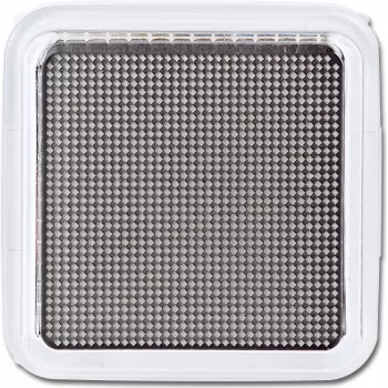 LED sieninis šviestuvas įleidžiamas Busch-Jaeger 2CKA001510A0003 kvadratinis pilkas/ baltas vidaus patalpoms