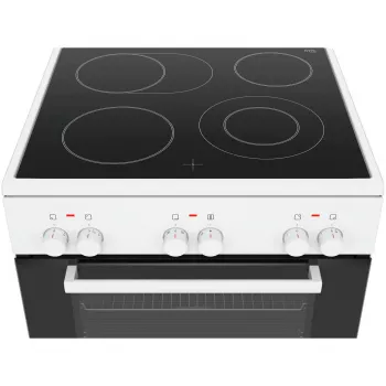 Bosch HKA090220 laisvai pastatoma viryklė Elektrinė Keraminė kaitlentė Balta