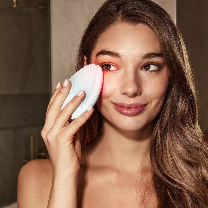 Vibracinis veido valymo šepetėlis Silk'n Bright Lux Žalia, įkraunamas, 3 h