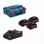 Atsuktuvas BOSCH akumuliatorinis 18V 5.0Ah x3 + Įkroviklis GAL 18V-40 + LB 0615990L3T OEM