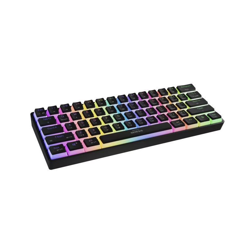 Gaming klaviatūra Genesis THOR 660 G2 – belaidė (2,4 GHz, Bluetooth) ir laidinė kompaktiško išdėstymo