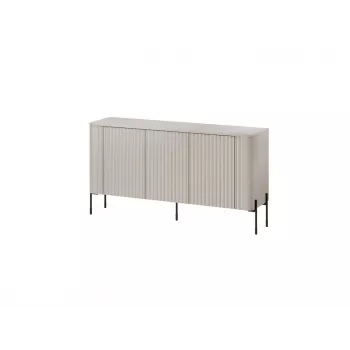 Komoda cama meble VERA 150x40x80 cm, matinė kaspra, medžio drožlių plokštė, 16 mm rėmas