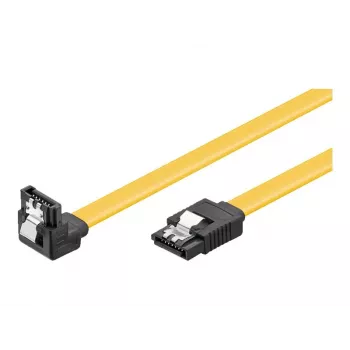 Wentronic Goobay S-ATA kietojo disko kabelis, 0,5 m - S-ATA L-Type > L-Type 90° (95020)